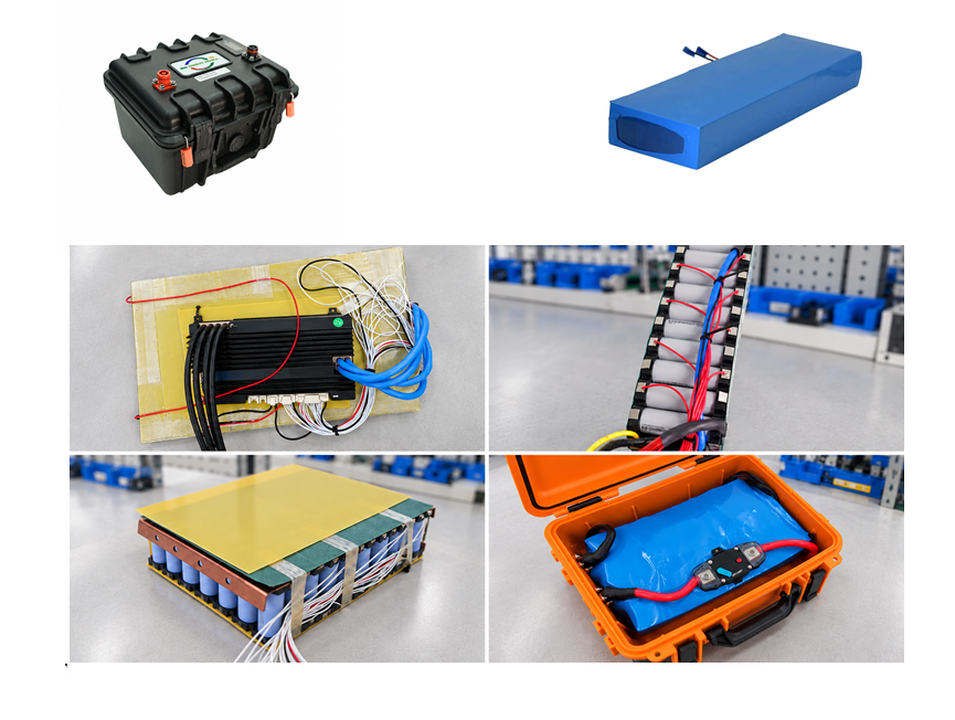 Batteries lithium fabriquées sur mesure : batteries en coffret, packs de cellules et BMS