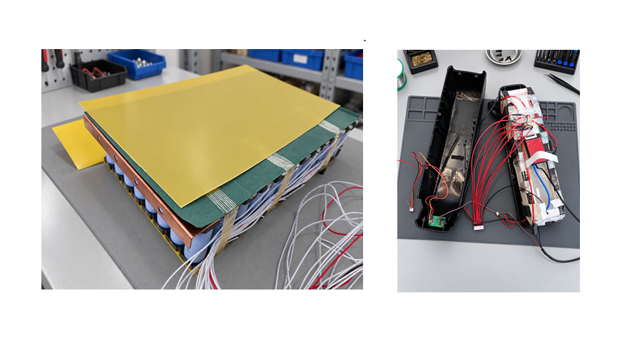 Reconditionnement de batteries lithium en atelier : remplacement des cellules et du câblage